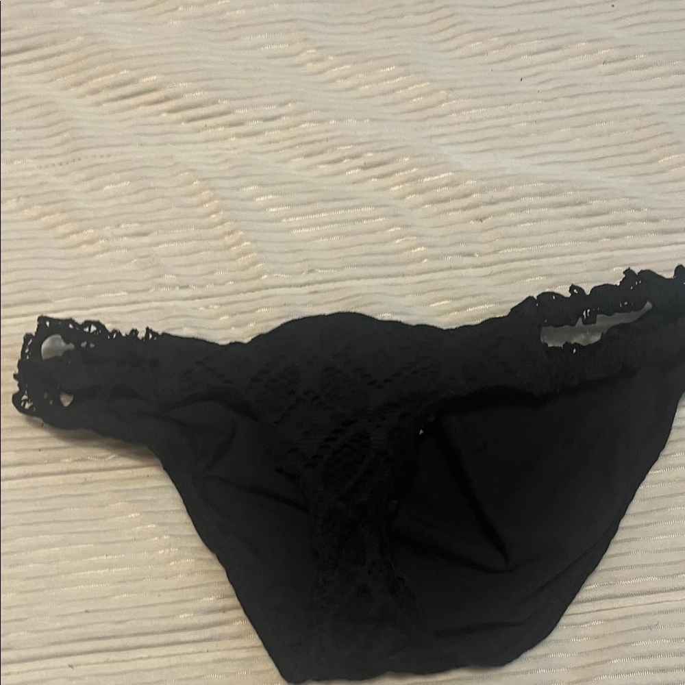 Becca Bikini Lace like with 2 layers quality made , hipster, with strappy sides